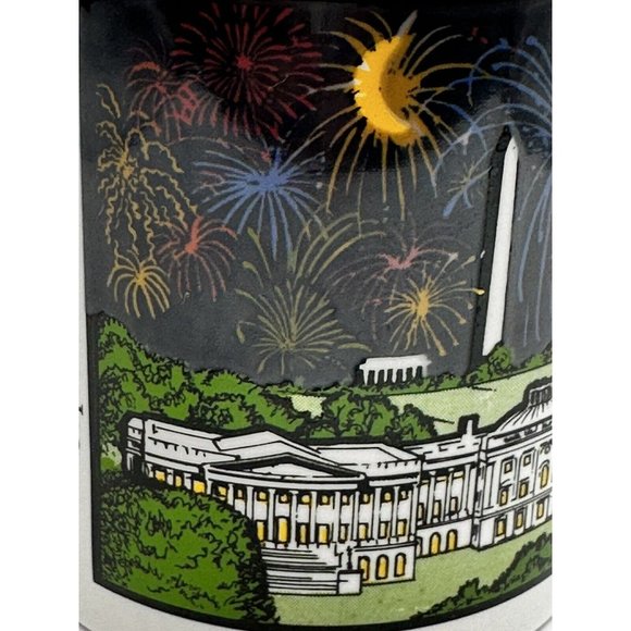 Fireworks USA Capitol Washington DC Mug 4th of July Heat Activated Wondermugs - Picture 2 of 15